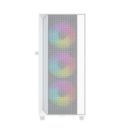 Gembird Fornax 4000 ARGB Midi Tower Transpar. Bílá