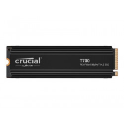 Crucial T700 1TB PCIe SSD with heatsink