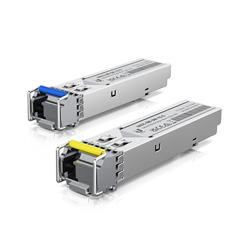 Ubiquiti UACC-OM-SM-1G-S-20 (UF-SM-1G-S-20) - Bidirectional Single-Mode Module, U-fiber, 1G SFP, LC, 3 km (20-pack)