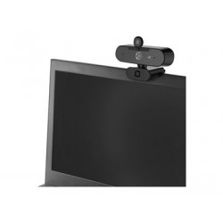 DICOTA Webcam PRO Plus 4K - Webkamera - barevný - 3840 x 2160 - 2160p - audio - USB 2.0