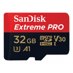 Extreme Pro microSDHC 32GB+SD Adapter