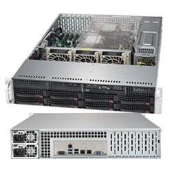 SUPERMICRO 2U server 2x LGA3647, iC621, 16x DDR4 ECC R, 8x SATA3 HS (3,5"), 2x10GbE, 2x 1000W(80+titanium), IPMI, LPB