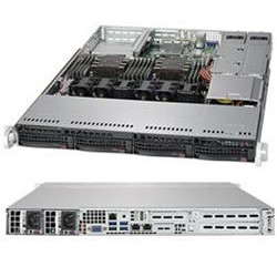 SUPERMICRO 1U server 2x LGA3647, iC621, 12x DDR4 ECC R, 4x SATA3 HS (3,5"), M.2, 2x750W, 2x1GbE, IPMI, WIO