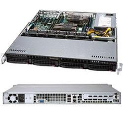 SUPERMICRO 1U server 2x LGA3647, iC621, 8x DDR4 ECC R, 4x SATA3 HS (3,5"), M.2, 500W, 2x1GbE, IPMI