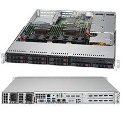 SUPERMICRO 1U server 2x LGA3647, iC621, 12x DDR4 ECC R, 8x SATA3 HS (2,5"), M.2, 2x750W, 2x1GbE, IPMI, WIO