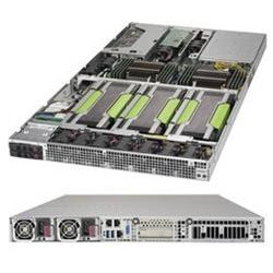 SUPERMICRO 1U GPU server 2x LGA2011-3, iC612 , 16x DDR4 ECC R,2x SATA3 HS (2,5"), 2x2000W, 2x1GbE, IPMI, 4xGPU MIC opti