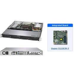 SUPERMICRO 1U server 1x LGA1151 (8 9g), iC236, 4x DDR4 ECC, 4x 3.5" HS SATA3, 350W, IPMI