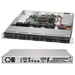 SUPERMICRO 1U server 1x LGA1151, C236, 4x DDR4 ECC, 8x 2.5" HS SAS SATA, 340W (80+ Platinum), IPMI