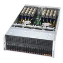 SUPERMICRO 4U AMD GPU server 2xSP3 SoC, 32x DDR4 R, 24x 2,5HS (4xU.2) , 8x GPU ready, 2+2 2000W(tit), 2x10Gb BaseT,IPMI
