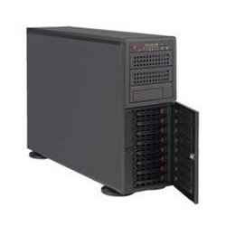 SUPERMICRO Tower 4U Workstation 2x LGA3647, iC621, 16x DDR4, 8x HS (3,5"), 2x2200W (titanium), 2x10GbE, IPMI