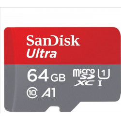 SanDisk Ultra microSDXC 64GB 140MB s + adaptér