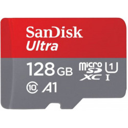 SanDisk Ultra microSDXC 128GB 140MB s + adaptér