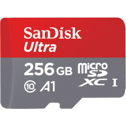 SanDisk Ultra microSDXC 256GB 150MB s + adaptér