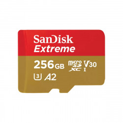 SanDisk Extreme microSDXC 256GB 190MB s + adaptér
