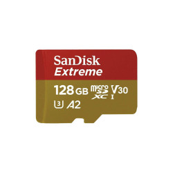 SanDisk Extreme microSDXC 128GB 190MB s + adaptér