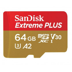 SanDisk Extreme PLUS microSDXC 64GB 200MB s + ada.