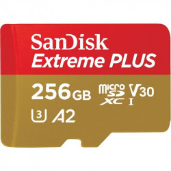 SanDisk Extreme PLUS microSDXC 256GB 200MB s +ada.