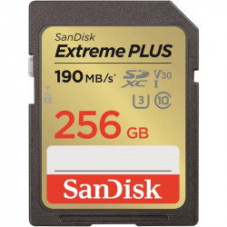 SanDisk Extreme PLUS SDXC 256GB 190MB s V30 UHS-I