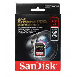 SanDisk Extreme PRO SDXC 256GB 300MB s V90 UHS-II
