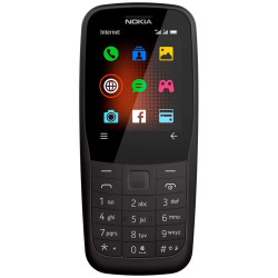 Nokia 220 4G DS 2,4" DualSIM LTE černá
