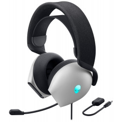 DELL náhlavní souprava AW520H Wired gaming Headset sluchátka + mikrofon bílá