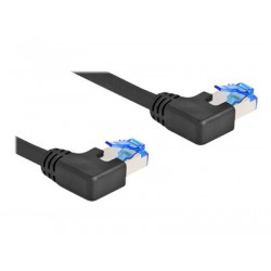 RJ45 Network Cable Cat.6A S FTP left ang, RJ45 Network Cable Cat.6A S FTP left ang