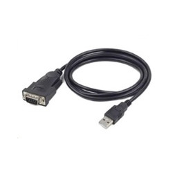 GEMBIRD Kabel adapter USB-serial 1,5m 9 pin (com), černý