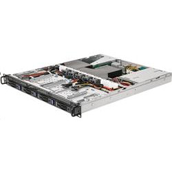 ASRock Rack 1U server 1x AM4, X570, 4x DDR4 ECC, 4x SATA 3,5HS, 2xM.2, PCIe4 x16, 2x 10Gb + 2x 1Gb LAN, 2x 450W, IPMI