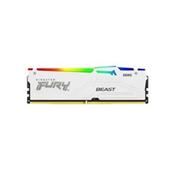 KINGSTON DIMM DDR5 FURY Beast White RGB XMP 32GB 6000MT s CL40