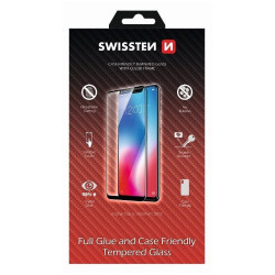 Swissten ochranné temperované sklo Apple iPhone SE 2020 2022 černé