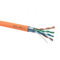 Instalační kabel Solarix CAT5E FTP LSOHFR B2ca-s1,d1,a1 500m cívka SXKD-5E-FTP-LSOHFR-B2ca