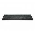 Kensington Advance Fit Slim - Klávesnice - bezdrátový - 2.4 GHz - skandinávské jazyky - černá