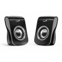 GENIUS repro SP-Q180, 2.0, 6W, USB napájení, 3,5mm jack, černo-šedé