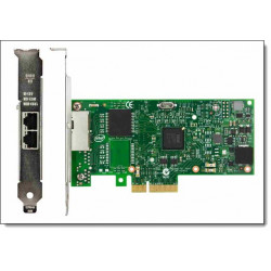 Lenovo ThinkSystem Intel I350-T2 PCIe 1Gb 2-Port RJ45 Ethernet Adapter