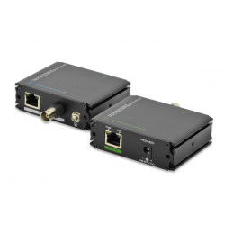 DIGITUS Fast Ethernet PoE + VDSL Extender přes CAT Coxial Set, až 500m, 802.3at, Coax RJ45