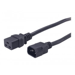 APC - Elektrický kabel - IEC 60320 C19 do IEC 60320 C14 - 2 m - černá - - pro P N: SCL500RMI1UC, SCL500RMI1UNC, SMTL750RMI2UC, SRT1500RMXLI, SRT1500XLI, SRT2200XLI-KR