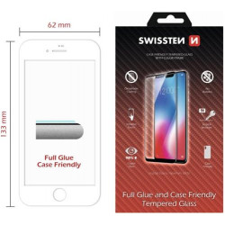 SWISSTEN OCHRANNÉ SKLO CASE FRIENDLY APPLE IPHONE 7 8 ČERNÉ