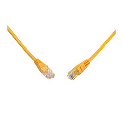 Patch kabel CAT5E UTP PVC 5m žlutý non-snag-proof C5E-155YE-5MB