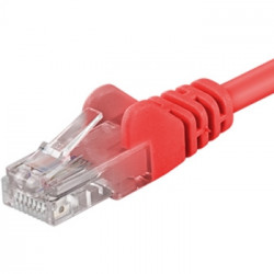 Premiumcord Patch kabel CAT6a S-FTP, RJ45-RJ45, AWG 26 7 0,25m červená