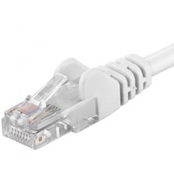 Premiumcord Patch kabel CAT6a S-FTP, RJ45-RJ45, AWG 26 7 0,25m bílá