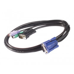 APC - Kabel klávesnice videa myši (KVM) - PS 2, HD-15 (VGA) (M) - 3.66 m - - pro KVM Switch