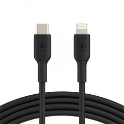 Belkin USB-C kabel s lightning konektorem, 1m, černý