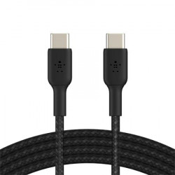 Belkin USB-C na USB-C kabel, 1m, černý - odolný