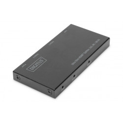 Digitus Ultra tenký HDMI Rozbočovač, 1x2, 4K 60Hz HDR, HDCP 2.2, 18 Gbps, Micro USB napájeno