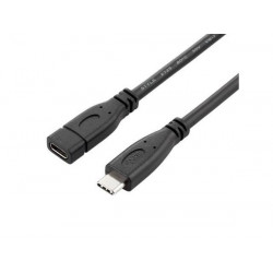 PremiumCord Prodlužovací kabel USB 3.1 generation 2, C male - C female, 1m