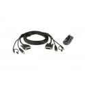ATEN 3M USB DVI-D Dual Link Secure KVM Cable Kit