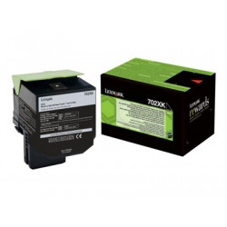 Lexmark 702XK - Extra vysoká výtěžnost - černá - originální - kazeta s barvivem LCCP, LRP - pro Lexmark CS510de, CS510dte