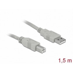 Delock Kabel USB 2.0 Typ-A samec  USB 2.0 Typ-B samec 1,8 m
