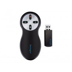 Kensington Si600 Wireless Presenter with Laser Pointer - Dálkový ovladač prezentací - 4 tlačítka - RF - černá