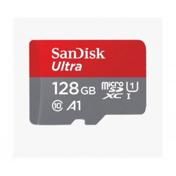 SanDisk MicroSDXC karta 128GB Ultra (100MB s, Class 10, Android) + adaptér